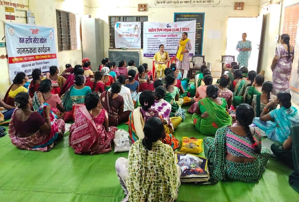 बाल विवाह मुक्त छत्तीसगढ़ अभियान के तहत महिलाओं को किया गया जागरूक…