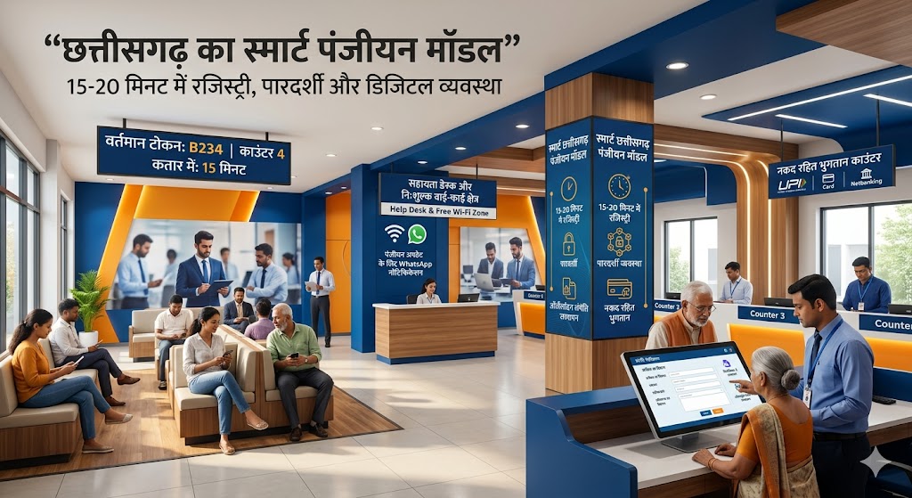 छत्तीसगढ़ का स्मार्ट पंजीयन मॉडल बना सुशासन की नई पहचान…