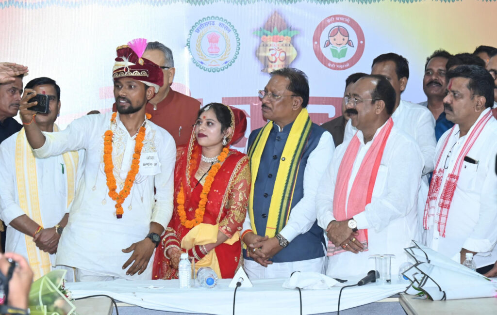 मुख्यमंत्री कन्या विवाह योजना से बेटियों को मिल रहा सम्मान और सुरक्षा : मुख्यमंत्री विष्णुदेव साय…
