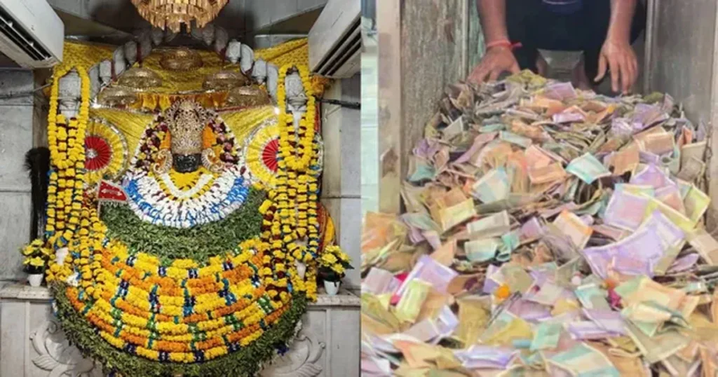 बाबा श्याम मंदिर में नोटों की बरसात, दानपात्रों से निकले करोड़ों रुपये; विदेशी करेंसी और चांदी के आभूषण देख हैरान हुए लोग
