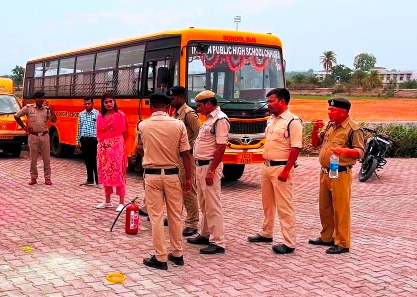 विद्यार्थियों की सुरक्षा के लिए स्कूल बसों का विशेष निरीक्षण…