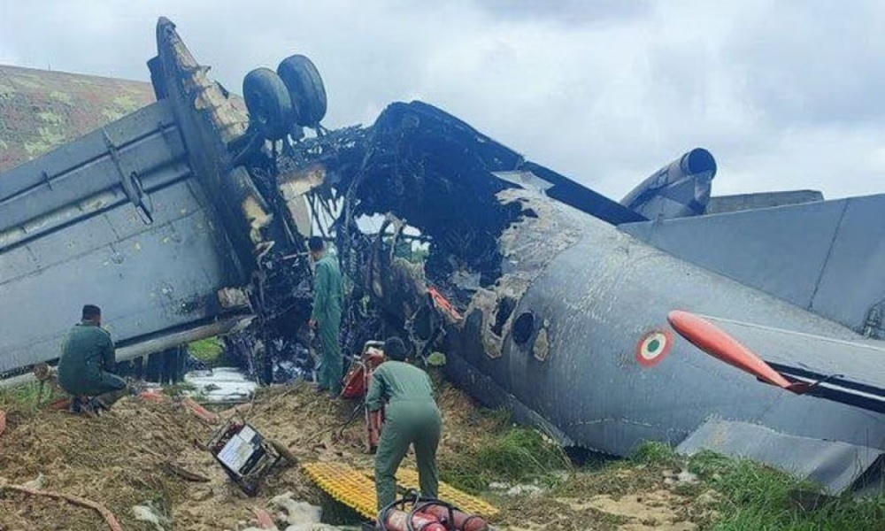 असम में वायुसेना का AN-32 विमान दुर्घटनाग्रस्त, 5 जवान शहीद, मुख्यमंत्री विष्णुदेव साय ने जताया गहरा शोक