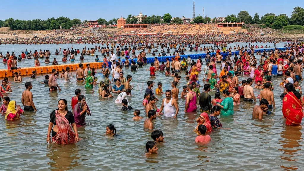 निर्जला एकादशी पर त्रिवेणी संगम में उमड़ा आस्था का सैलाब, हजारों श्रद्धालुओं ने किया स्नान