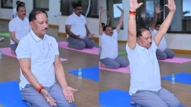 Chintan Shivir 3.0: योग से हुई नई शुरुआत, मुख्यमंत्री विष्णु देव साय ने दिया स्वस्थ जीवन और सुशासन का मंत्र