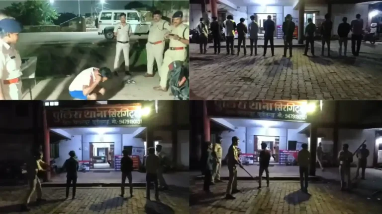 थाना संभालते ही एक्शन में आए प्रशिक्षु डीएसपी, सिरगिट्टी में बदमाशों के ठिकानों पर पुलिस की दबिश