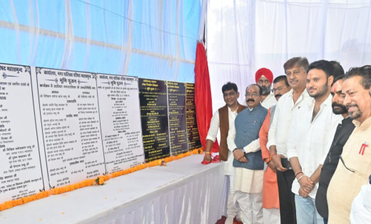 उप मुख्यमंत्री साव ने 32 करोड़ के कार्यों का किया भूमिपूजन