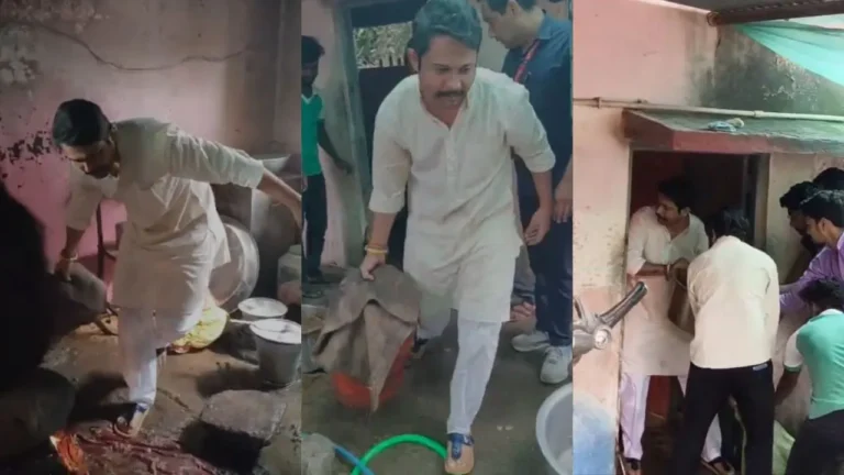 स्कूल में लगी आग, अंदर फंसा था गैस सिलेंडर: विधायक ने जान जोखिम में डालकर 265 बच्चों को बचाया
