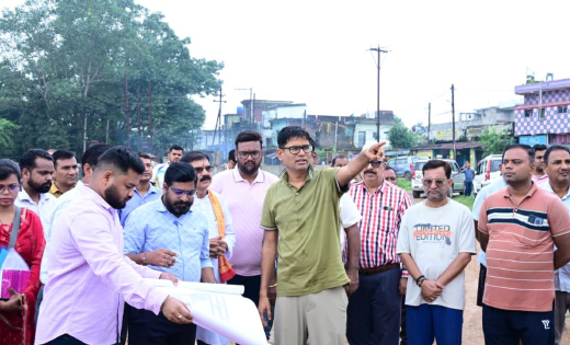 रायगढ़ की बदलेगी तस्वीर: विकास परियोजनाओं का वित्त मंत्री ओ.पी.चौधरी ने किया मैराथन निरीक्षण….