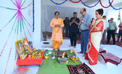 रायपुर : लोकभवन में मनाया गया विश्वकर्मा जयंती