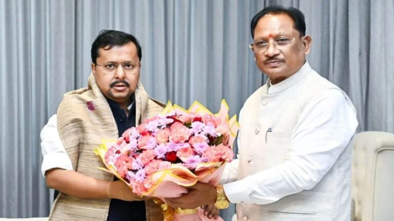 CM साय ने BJP के राष्ट्रीय अध्यक्ष नितिन नबीन से की मुलाकात, कई मुद्दों पर हुई चर्चा