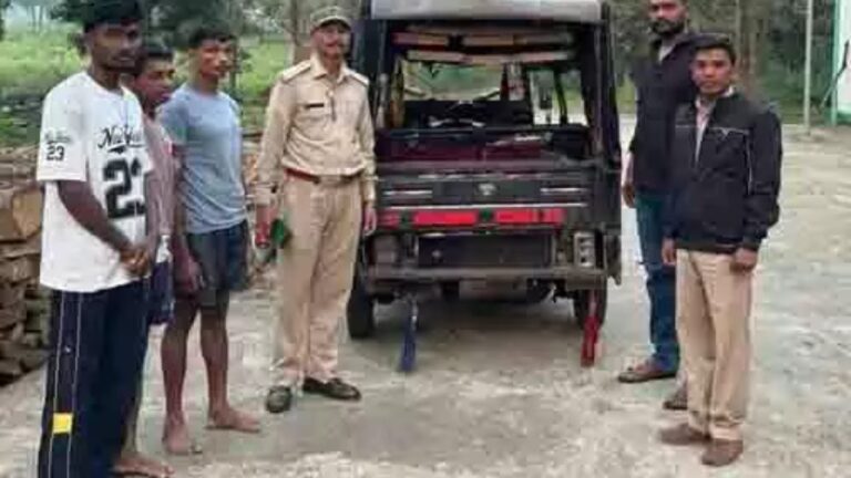सुकमा में काष्ठ तस्करी पर वन विभाग की बड़ी कार्रवाई, 48 नग अवैध लकड़ी जब्त,सागौन के साथ ऑटो भी पकड़ा